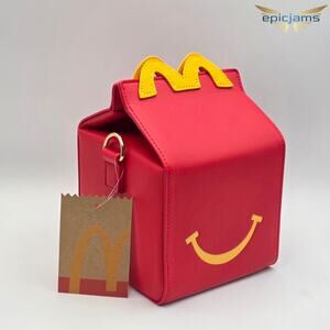 McDonald's Happy Meal Box Figural Crossbody Bag New
